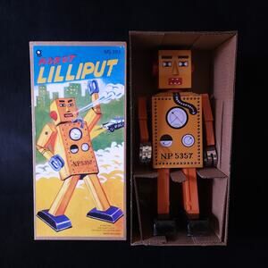 Robot Wind-Up Reproduction Lilliput Schylling Collector Series 2016 w/ Box & Key